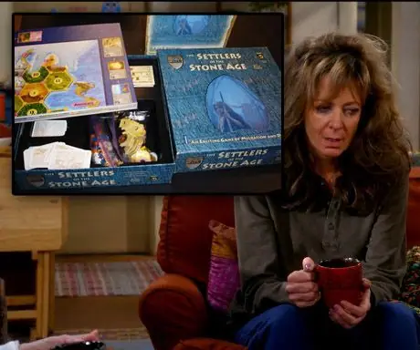 Spotted on the shelf of the CBS sitcom, Mom. One of the early episodes had a clear closeup, this is the best I could find from the episodes online now.