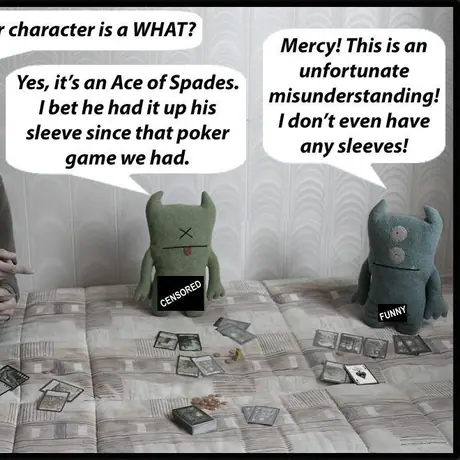 Suddenly, Alex realized with a start that his imaginary friends were completely naked...