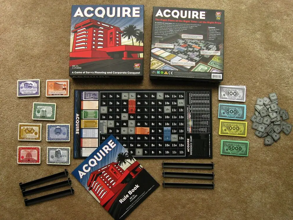 Acquire Components (2008 Avalon Hill Edition)