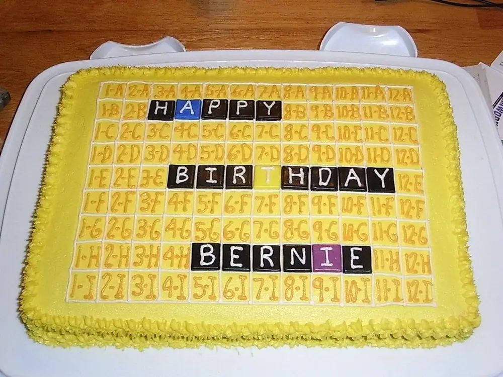 Cake my wife made for Bernie Norton's birthday