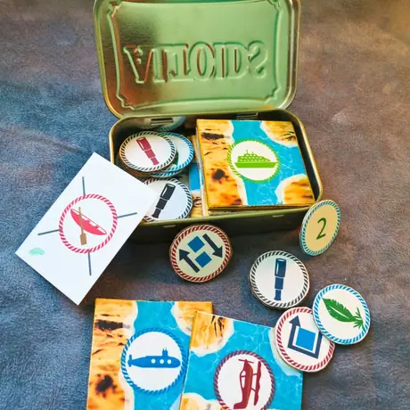 Captain Jack Pocket, an ultra-pocket-sized Altoids tin retheme.